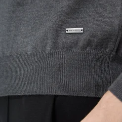 Super Merino Mock Neck Full Zip Sweater