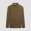 Super Merino Solid Polo Sweater