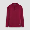 Super Merino Solid Polo Sweater