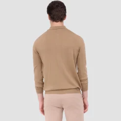 Super Merino Solid Polo Sweater