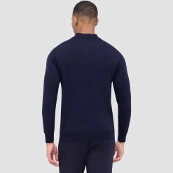 Super Merino Solid Polo Sweater