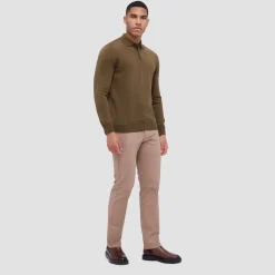 Super Merino Solid Polo Sweater