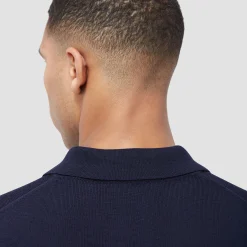Super Merino Solid Polo Sweater