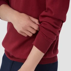 Super Merino Solid Polo Sweater
