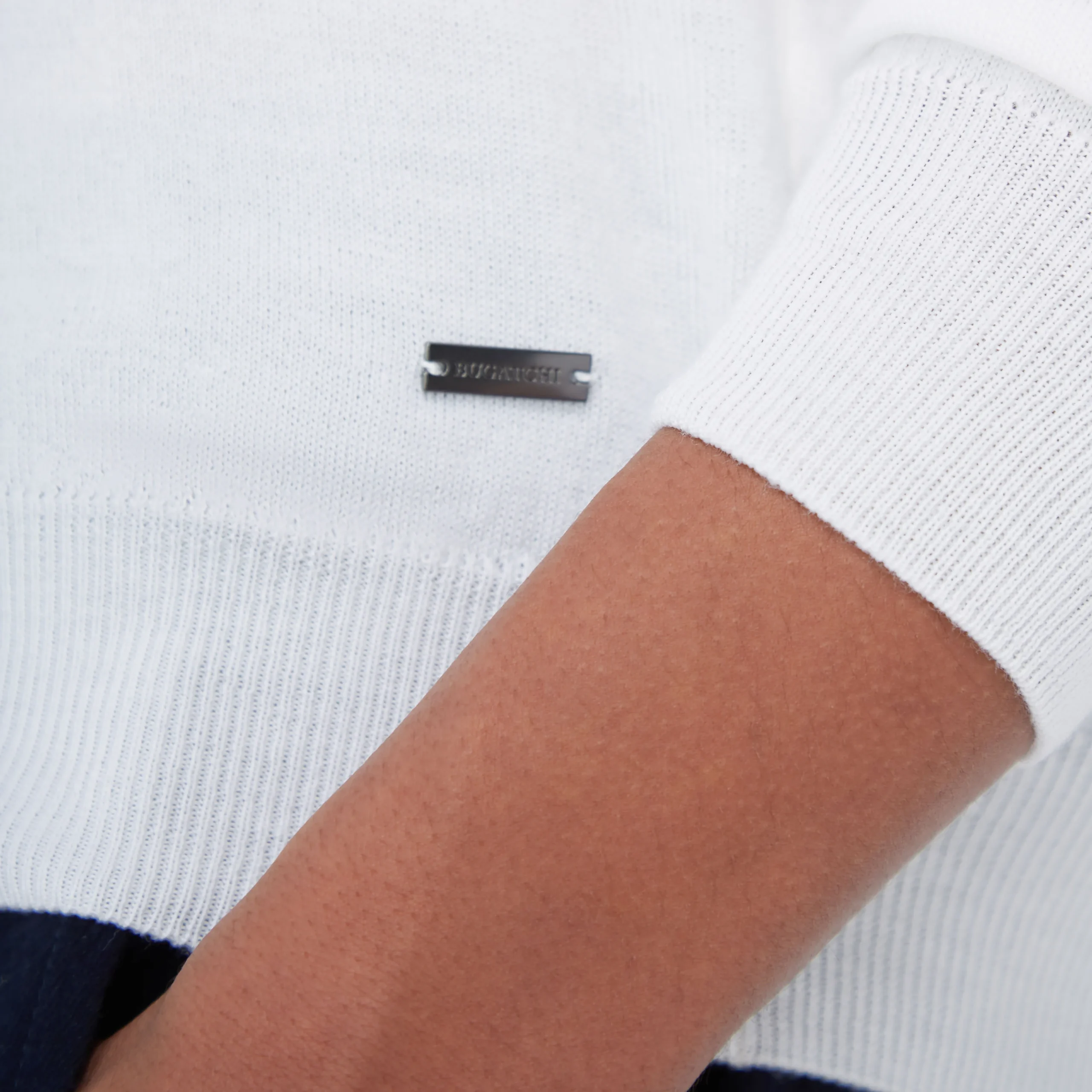 Super Merino Solid Polo Sweater