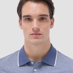 Textured Jacquard Polo Shirt