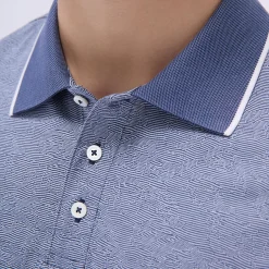 Textured Jacquard Polo Shirt