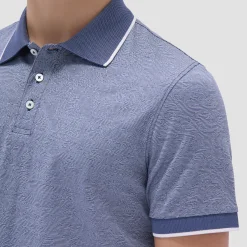Textured Jacquard Polo Shirt