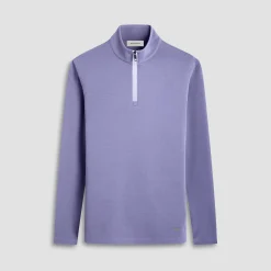Textured Performance Quarter-Zip Pullover