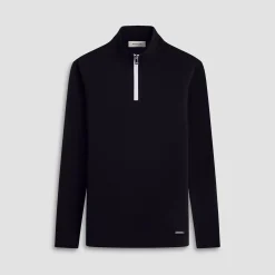 Textured Performance Quarter-Zip Pullover