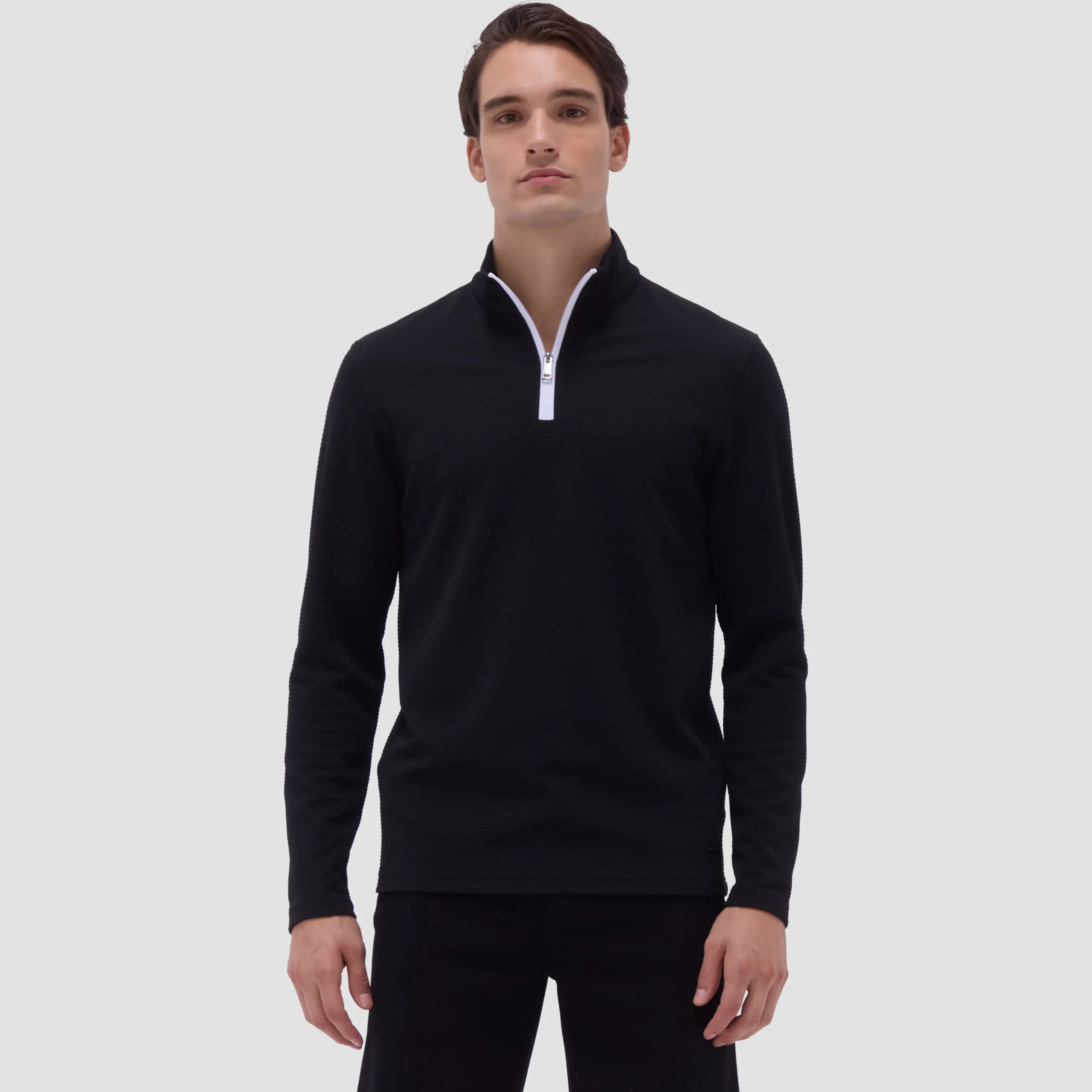 Textured Performance Quarter-Zip Pullover