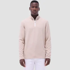 Textured Performance Quarter-Zip Pullover
