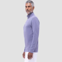 Textured Performance Quarter-Zip Pullover