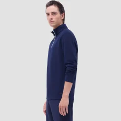 Textured Performance Quarter-Zip Pullover