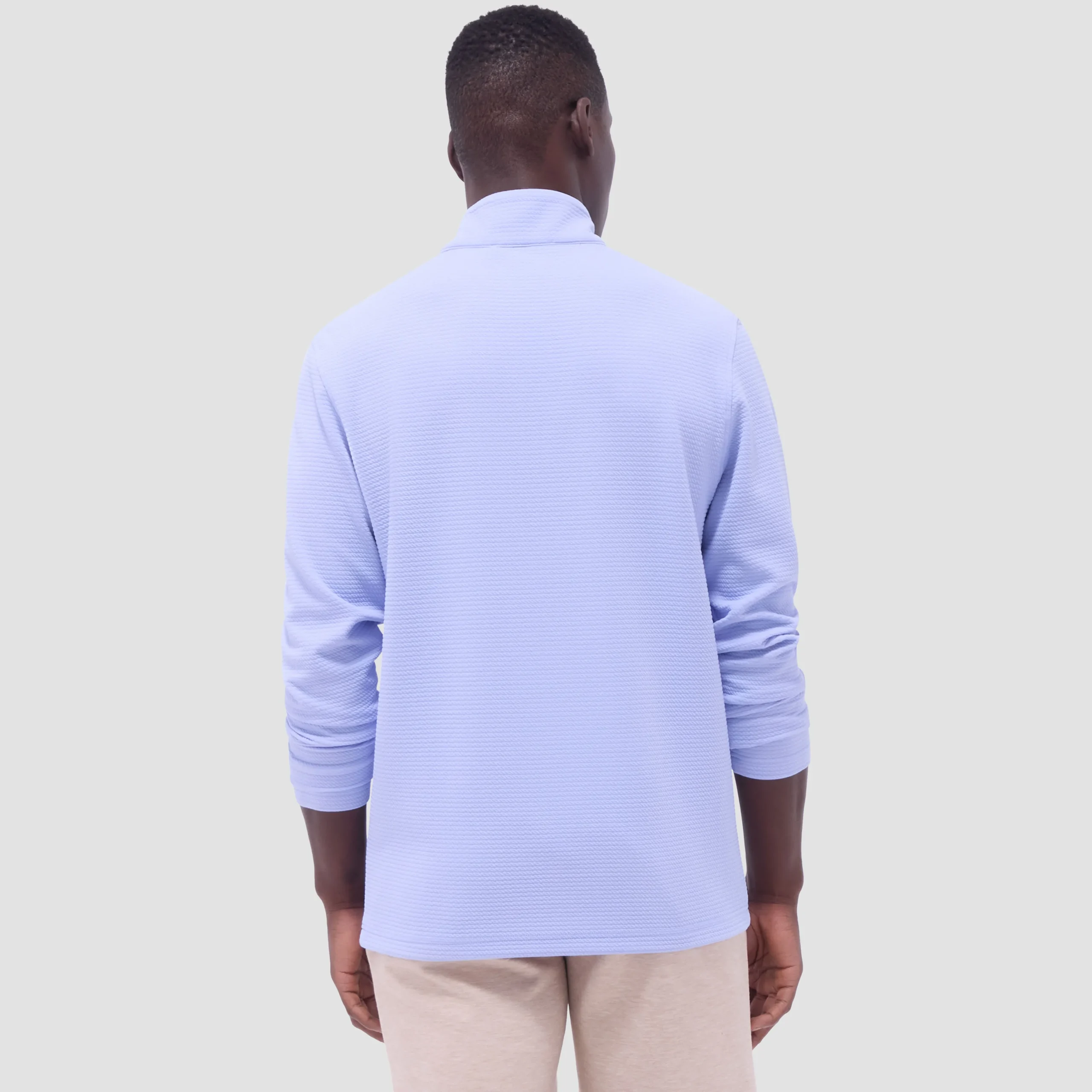 Textured Performance Quarter-Zip Pullover