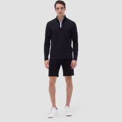 Textured Performance Quarter-Zip Pullover