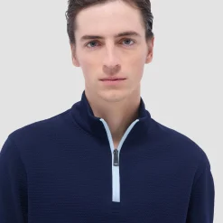 Textured Performance Quarter-Zip Pullover