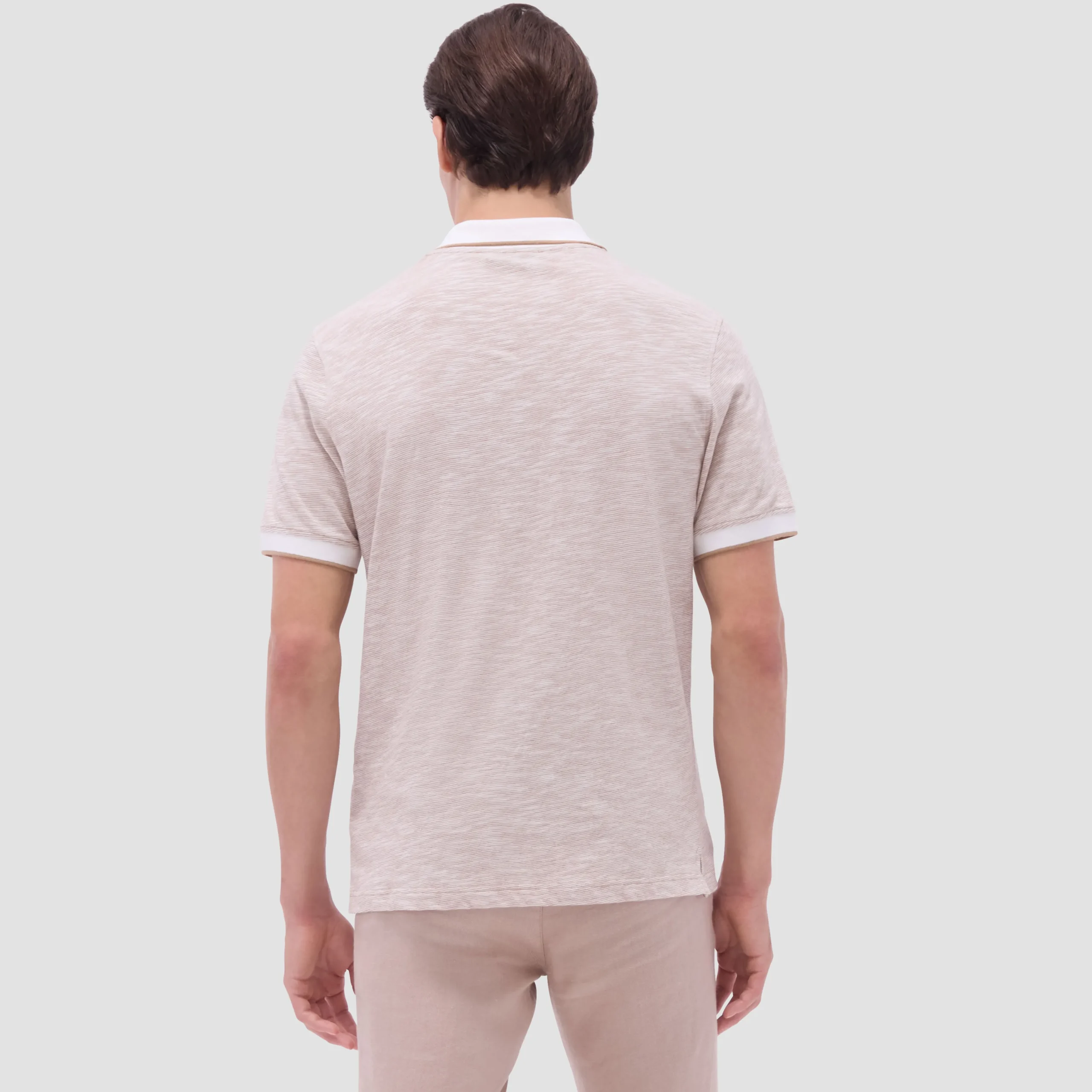 Textured Quarter-Zip Polo Shirt