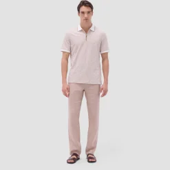 Textured Quarter-Zip Polo Shirt