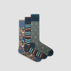 Three-Pair Assorted Sock Box