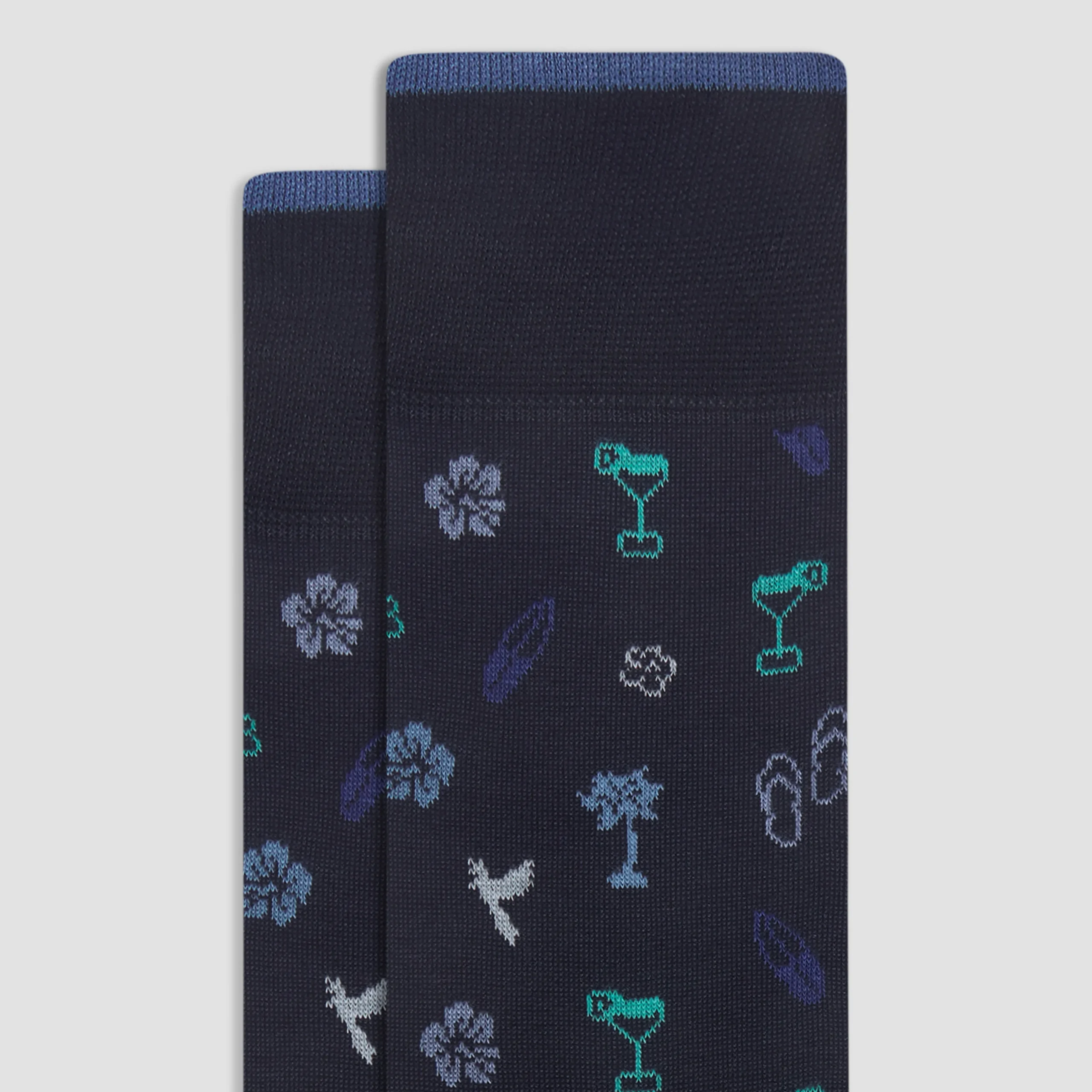 Tropical Cocktail Mid-Calf Socks
