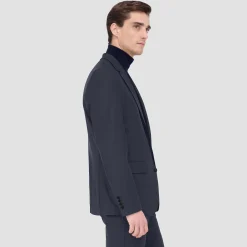 Two Button Stretch Wool Travel Blazer
