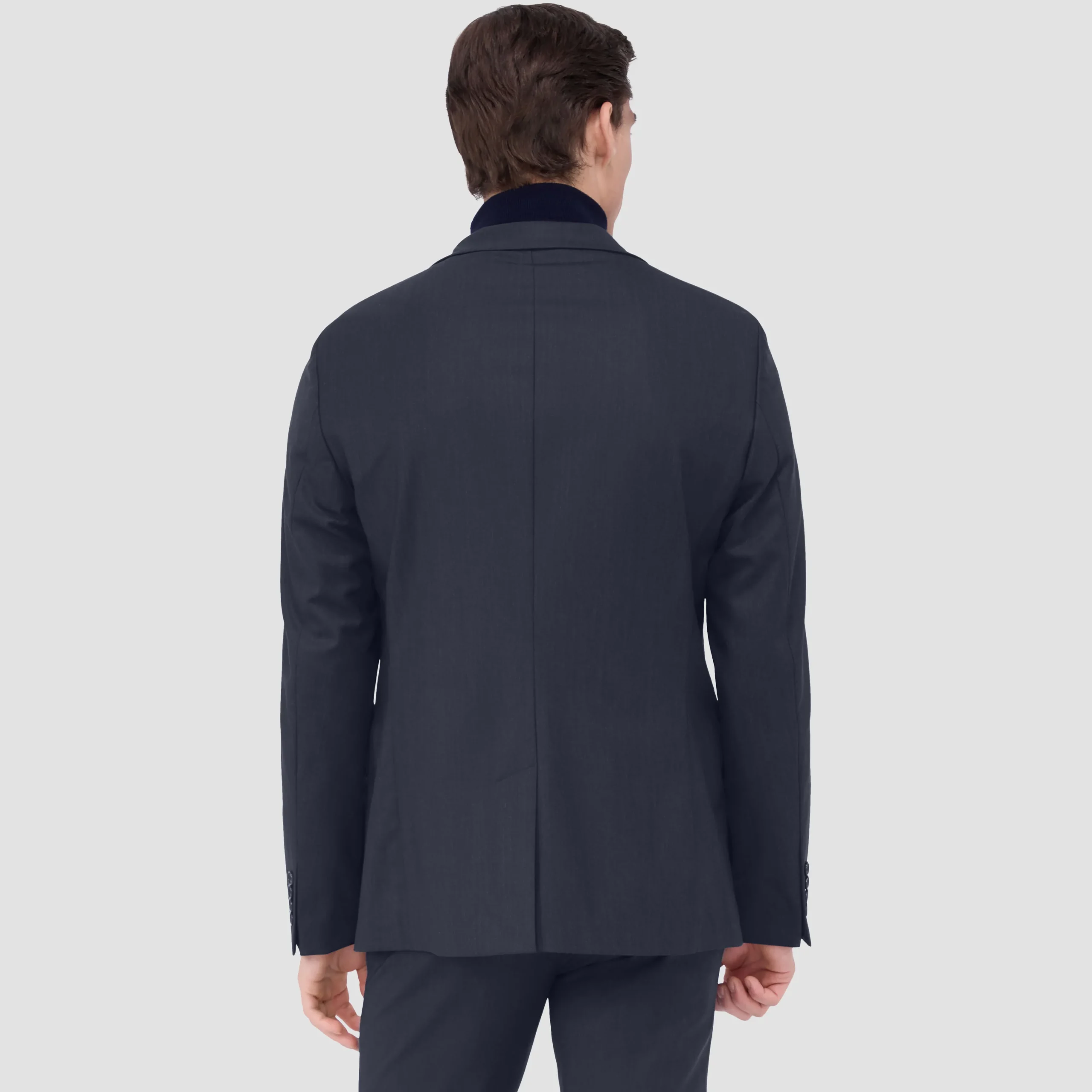 Two Button Stretch Wool Travel Blazer