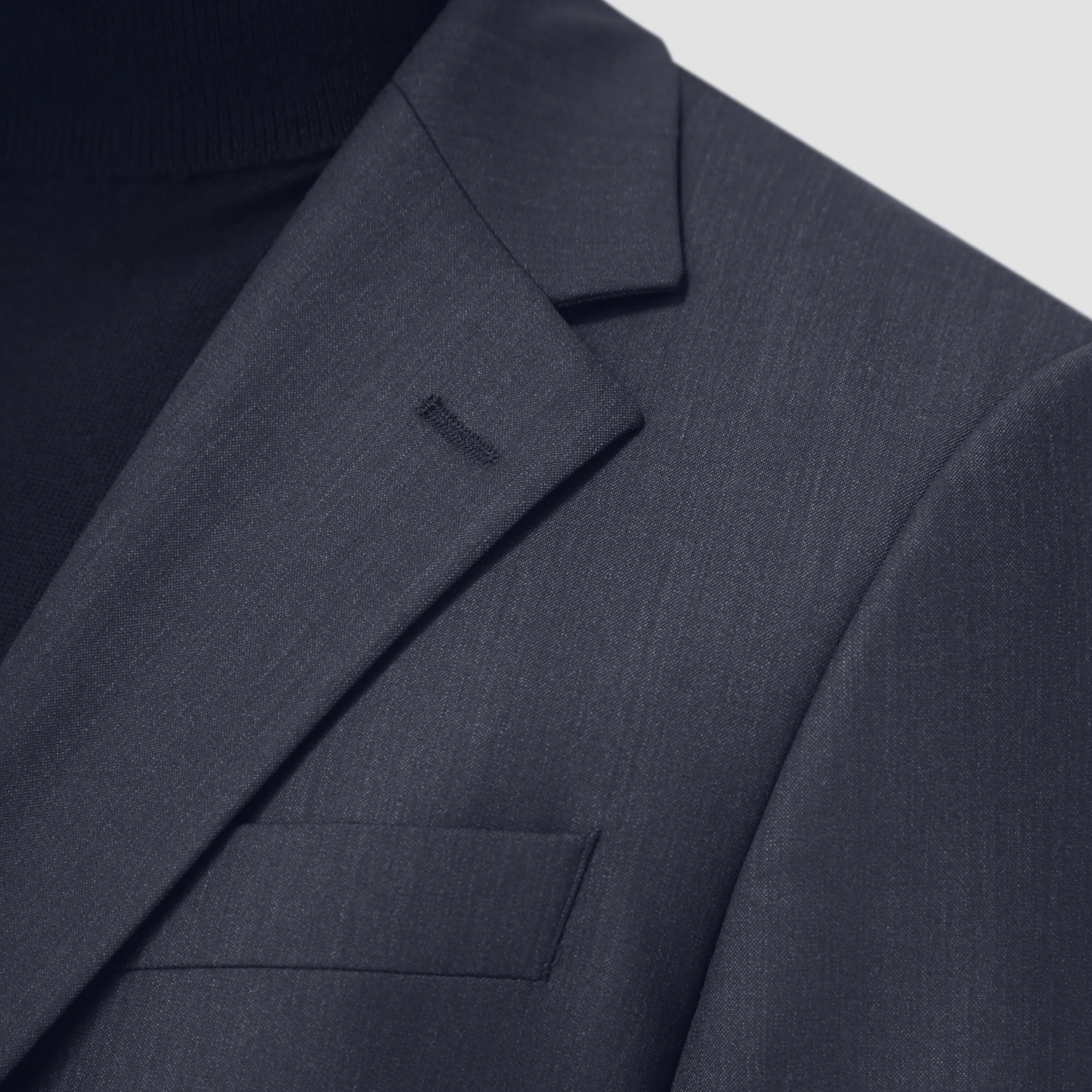 Two Button Stretch Wool Travel Blazer