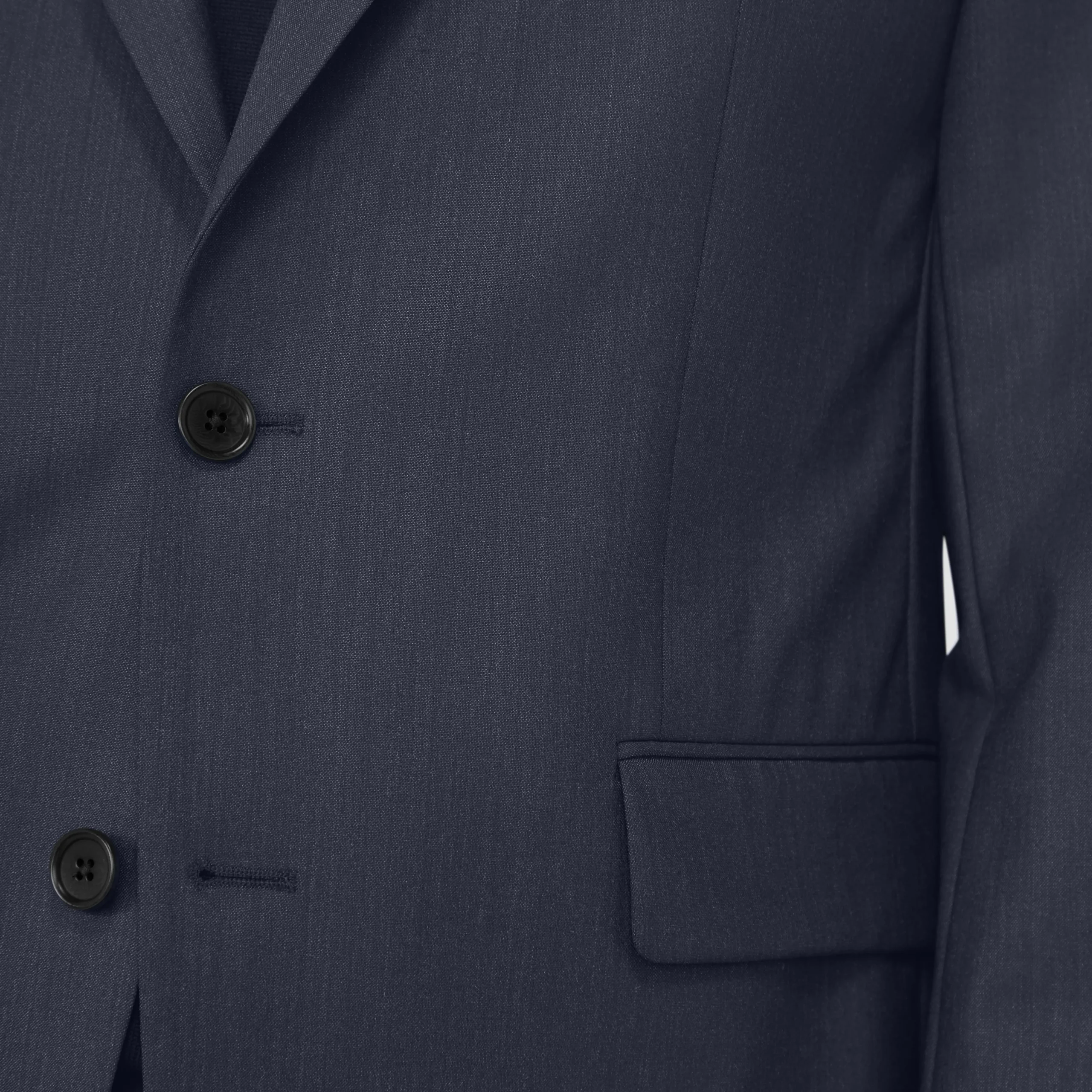 Two Button Stretch Wool Travel Blazer