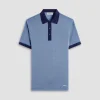 Two-Tone Bird's Eye Polo Shirt
