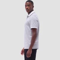 Two-Tone Bird's Eye Polo Shirt