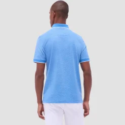 Two-Tone Bird's Eye Polo Shirt