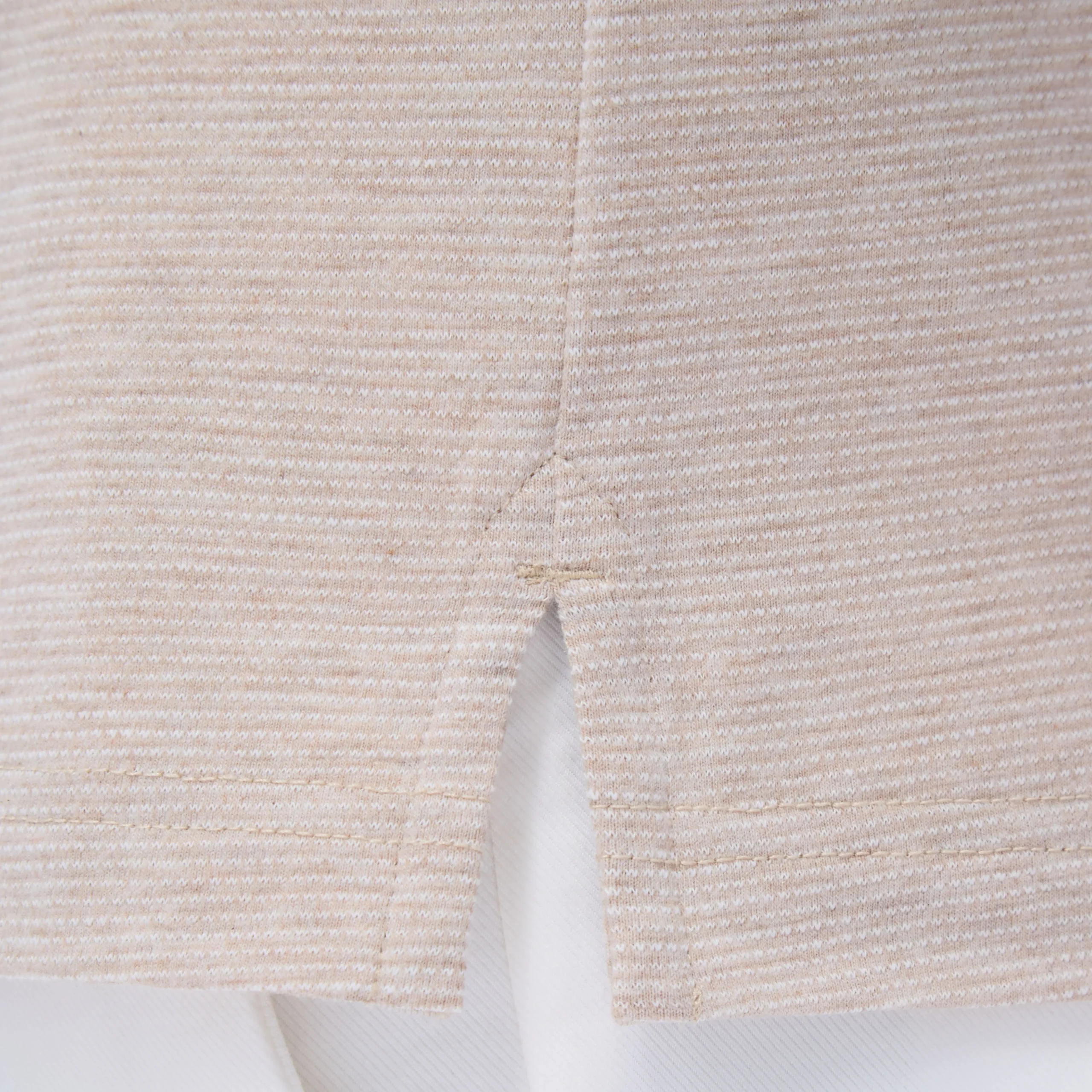 Two-Tone Bird's Eye Polo Shirt