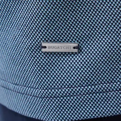 Two-Tone Bird's Eye Polo Shirt