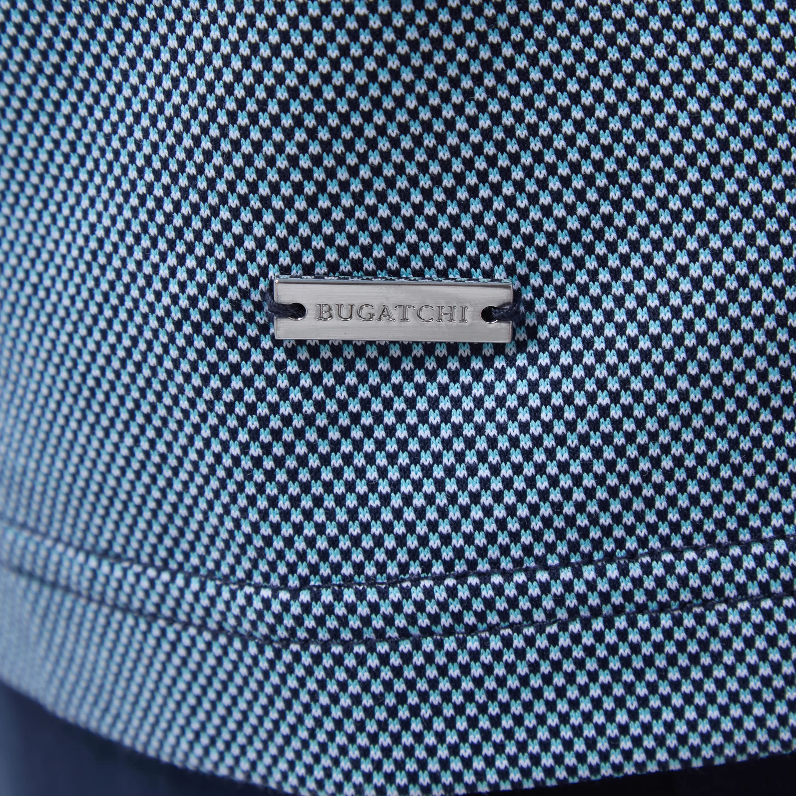 Two-Tone Bird's Eye Polo Shirt
