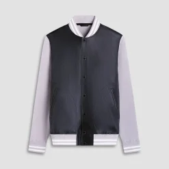 Varsity Hybrid Bomber Jacket