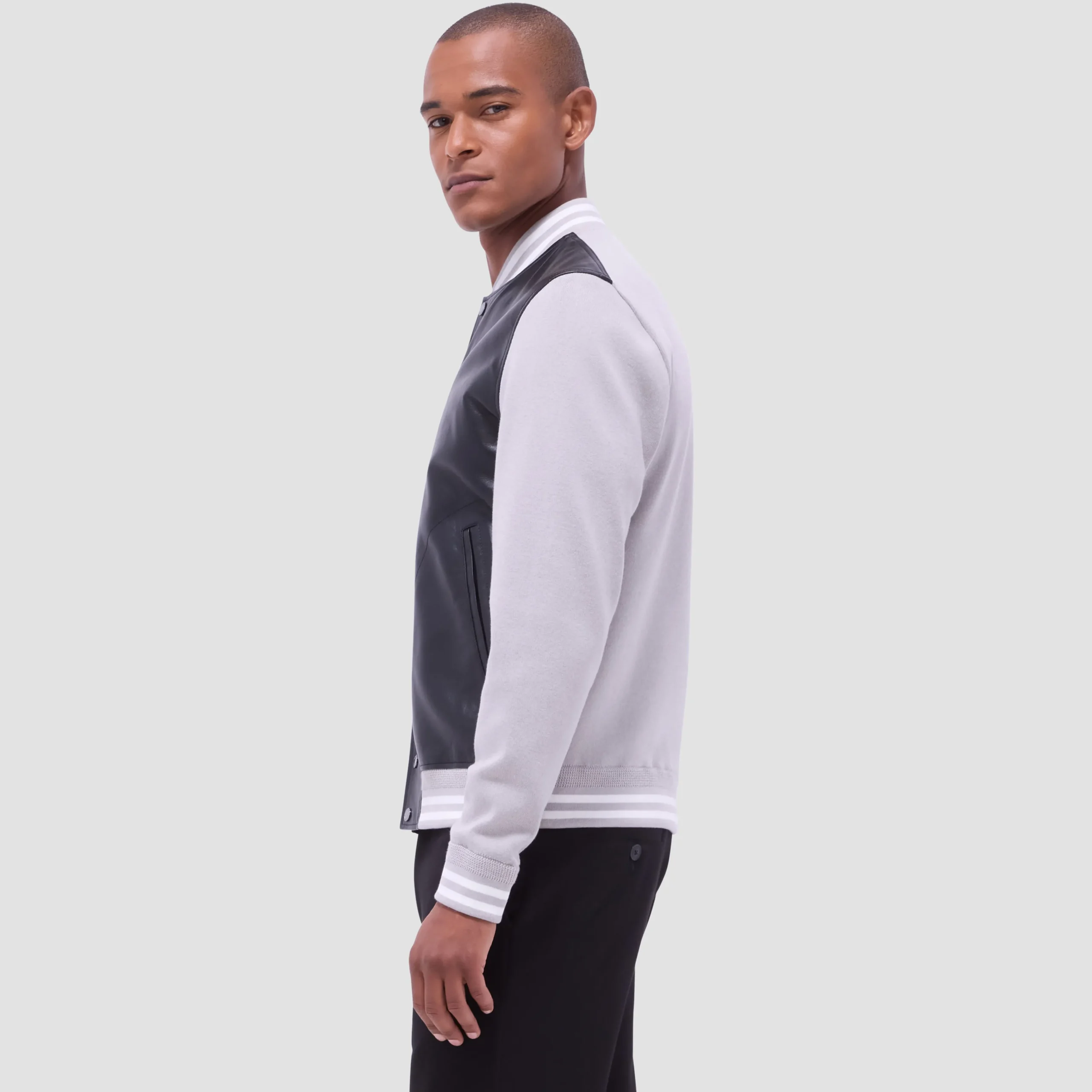Varsity Hybrid Bomber Jacket