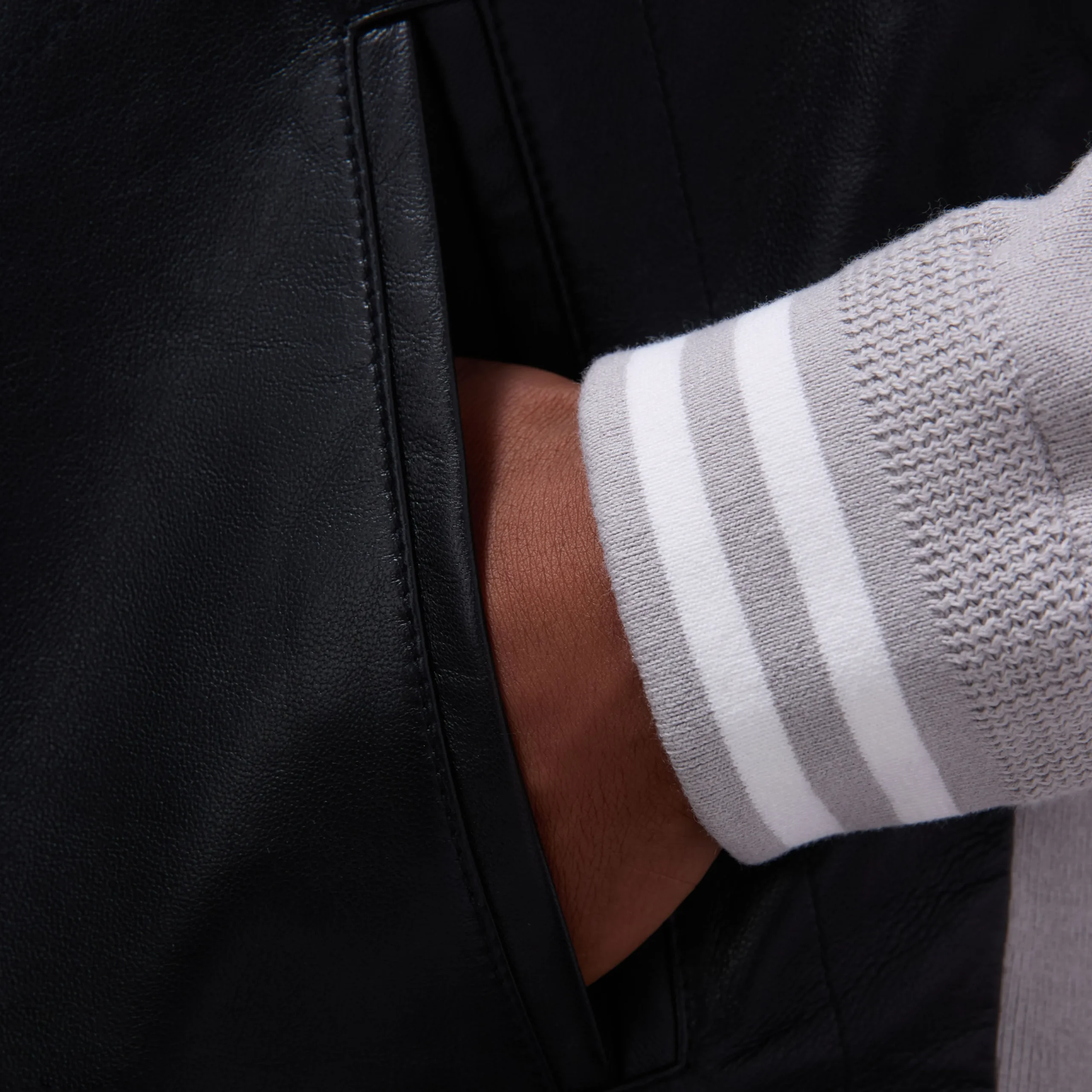 Varsity Hybrid Bomber Jacket