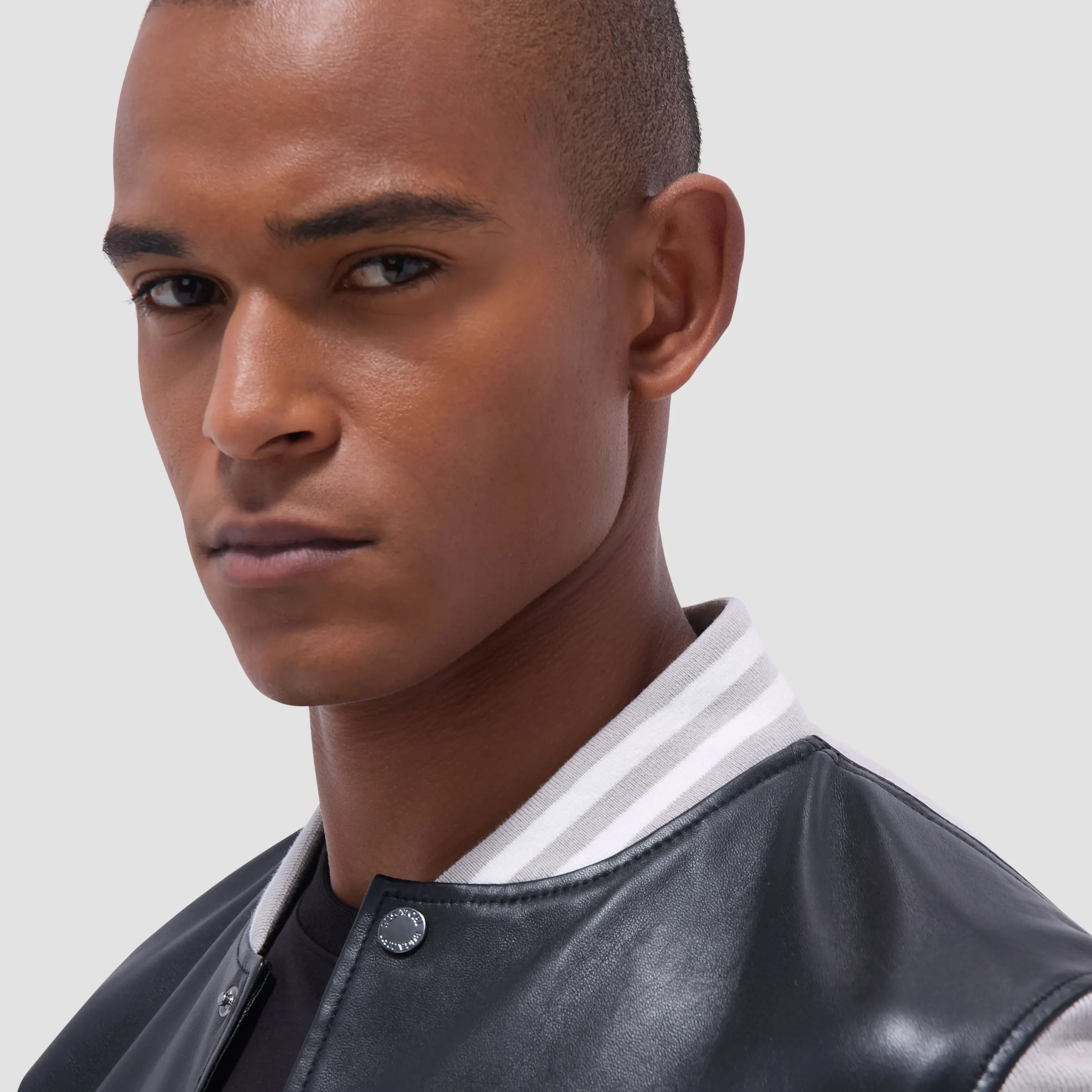 Varsity Hybrid Bomber Jacket