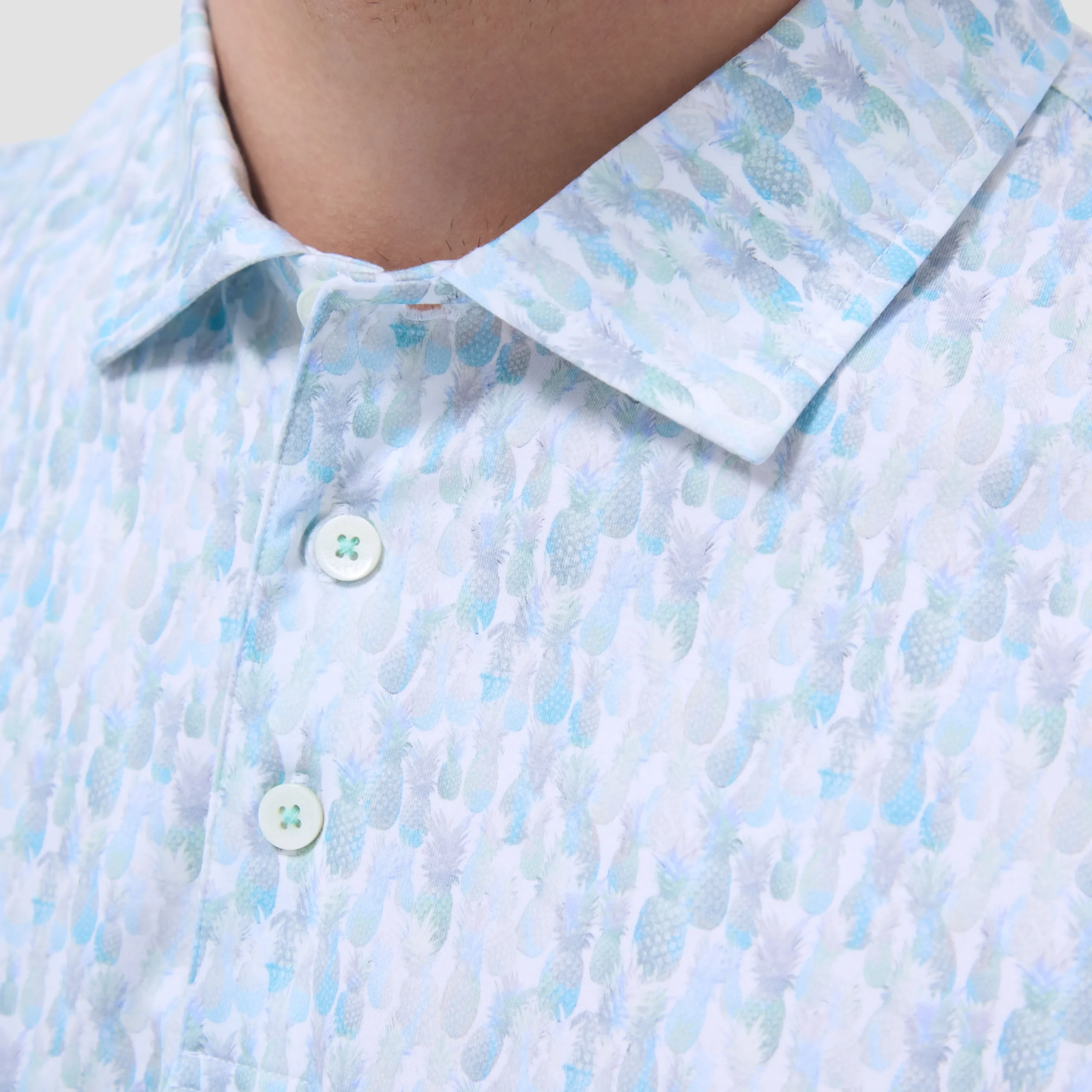Victor Fruit Print OoohCotton Polo Shirt