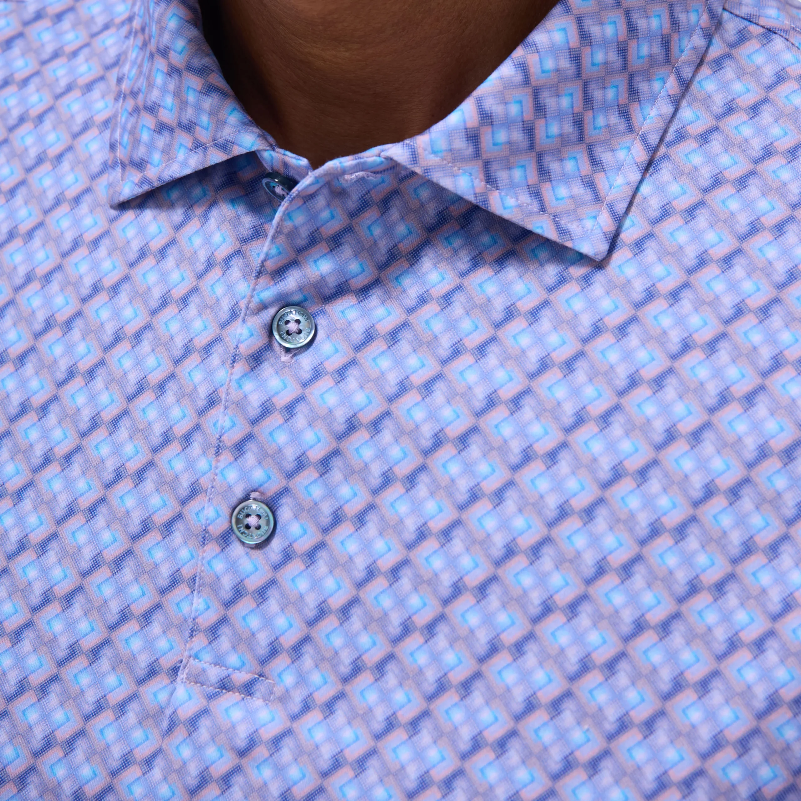 Victor Geometric OoohCotton Polo Shirt