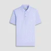 Victor Leaf Print OoohCotton Polo Shirt