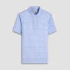 Victor Leaf Print OoohCotton Polo Shirt