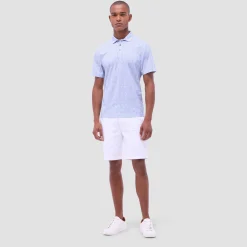 Victor Leaf Print OoohCotton Polo Shirt