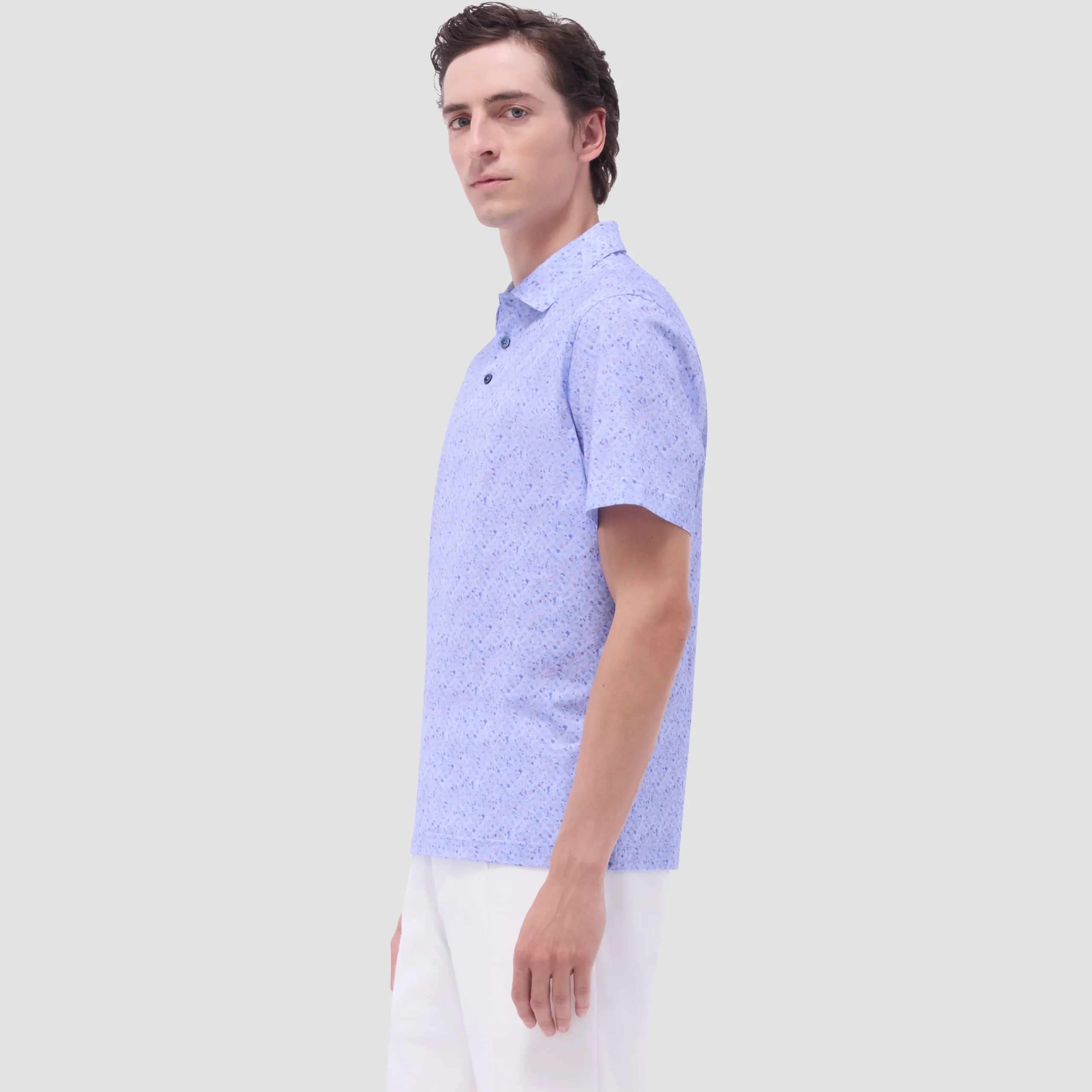 Victor Splatter Print OoohCotton Polo Shirt