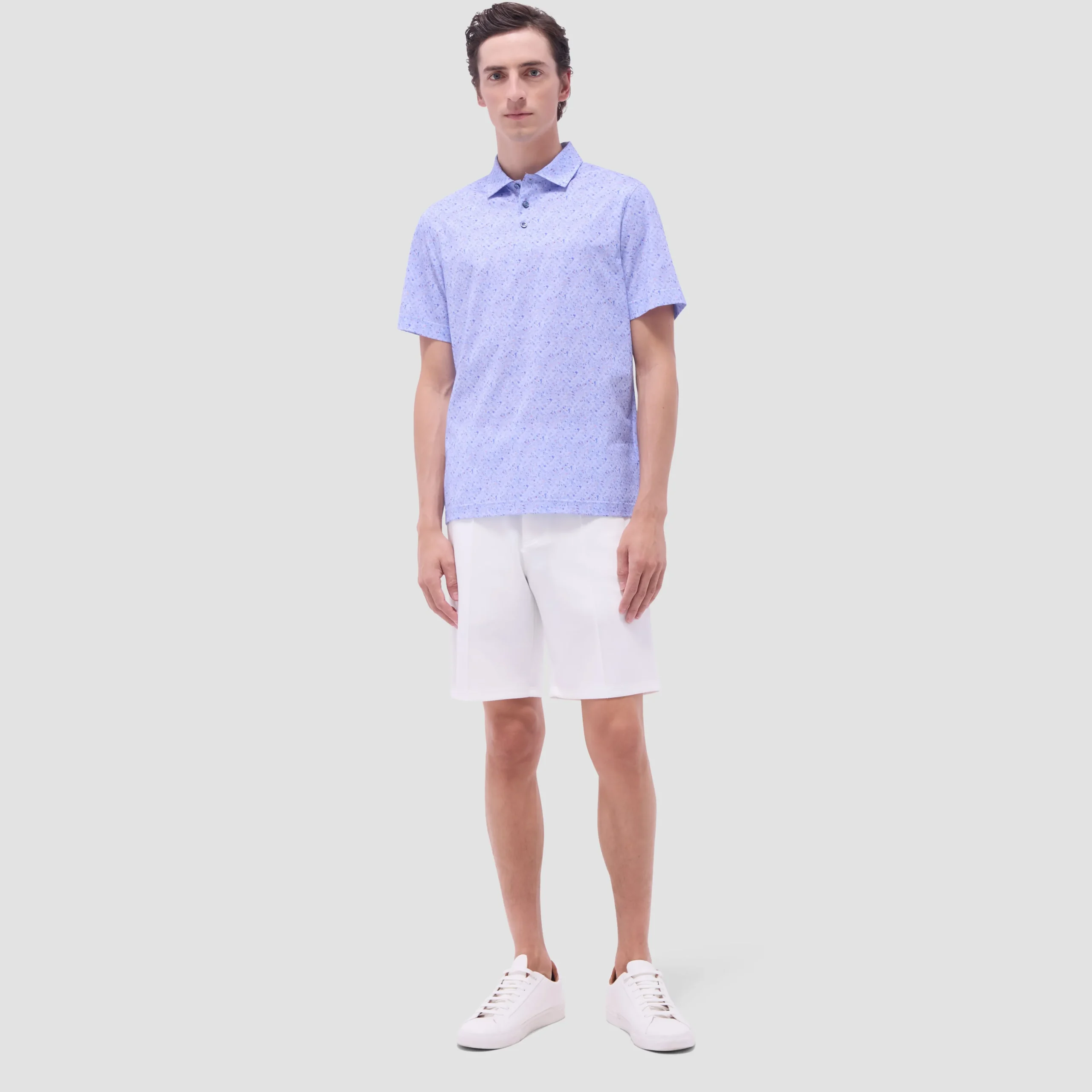 Victor Splatter Print OoohCotton Polo Shirt