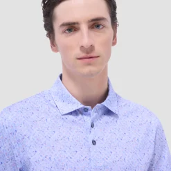 Victor Splatter Print OoohCotton Polo Shirt