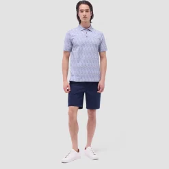 Vincent Double-Sided Abstract & Check OoohCotton Polo Shirt