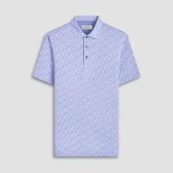 Vincent Double-Sided Geometric & Solid OoohCotton Polo Shirt