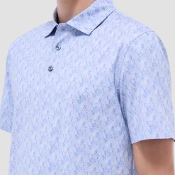 Vincent Double-Sided Geometric & Solid OoohCotton Polo Shirt
